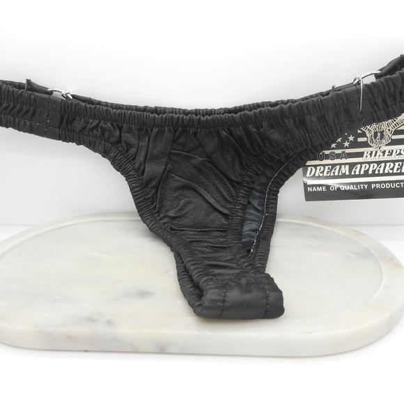 Sensual Leather Bikini Panty Bottom Chain - Picture 3 of 3